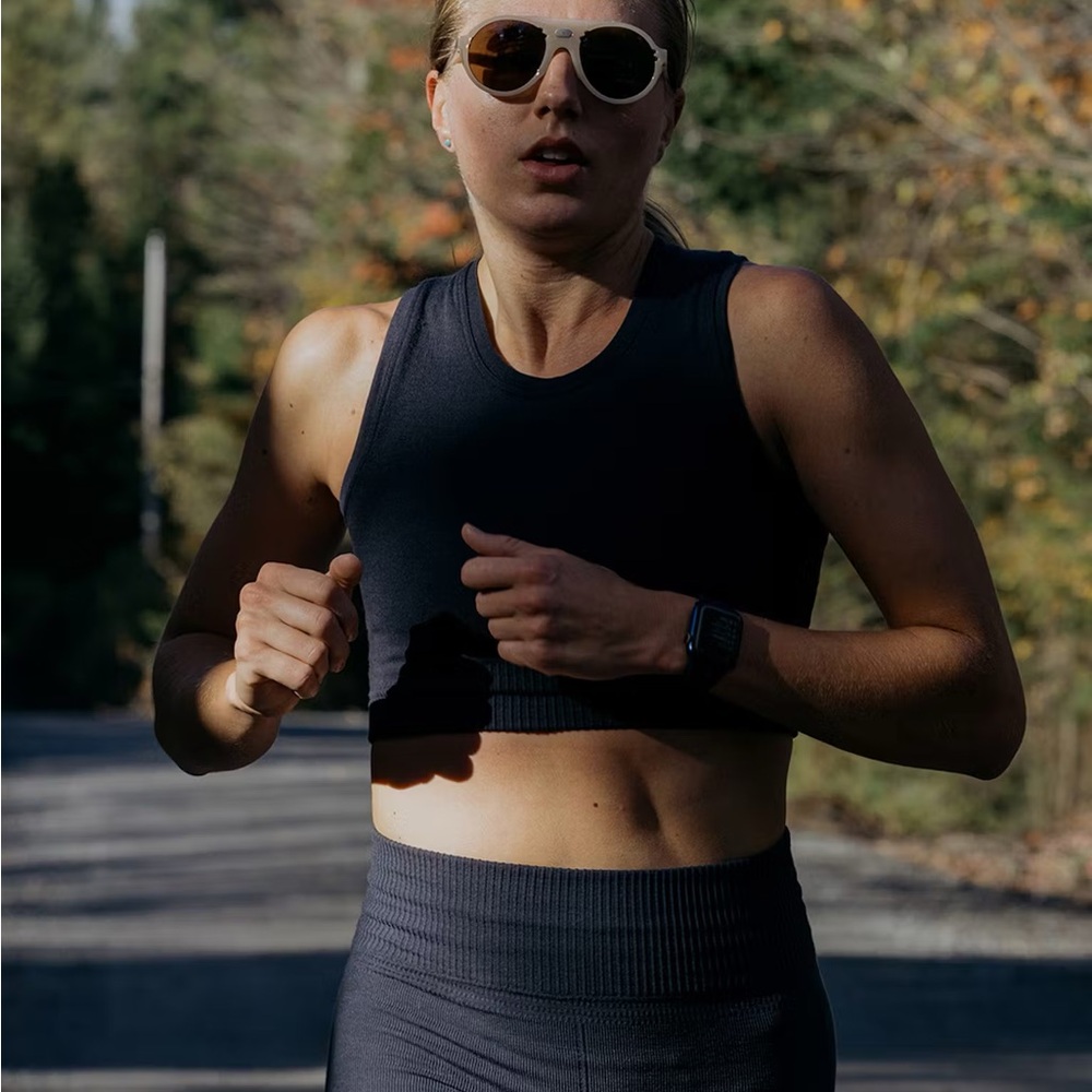 Tracksmith Fells Merino Wool Blend Crop Top